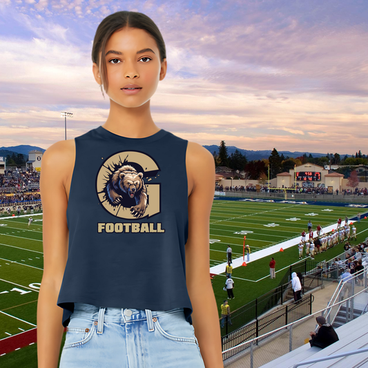 NHS Football Cropped Tank