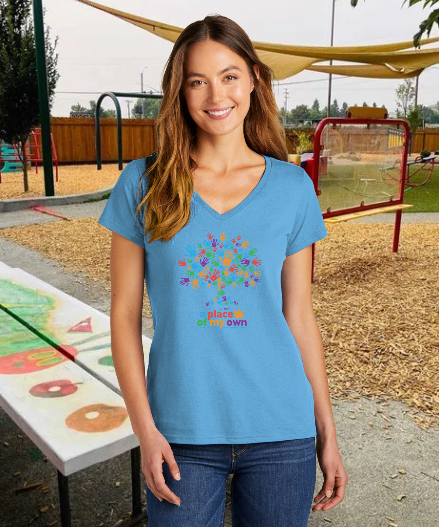 A Place of My Own Ladies Vneck Tee