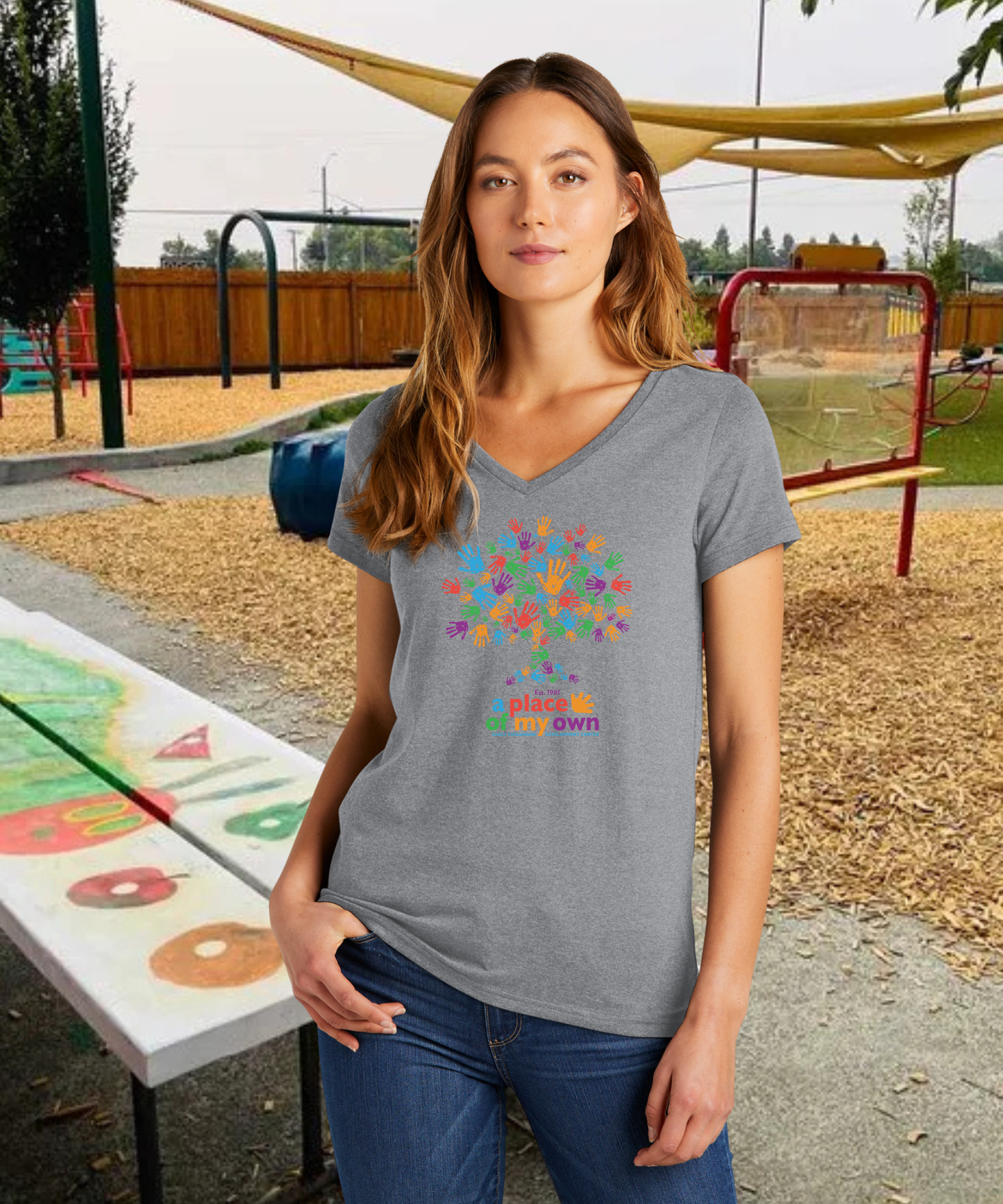 A Place of My Own Ladies Vneck Tee
