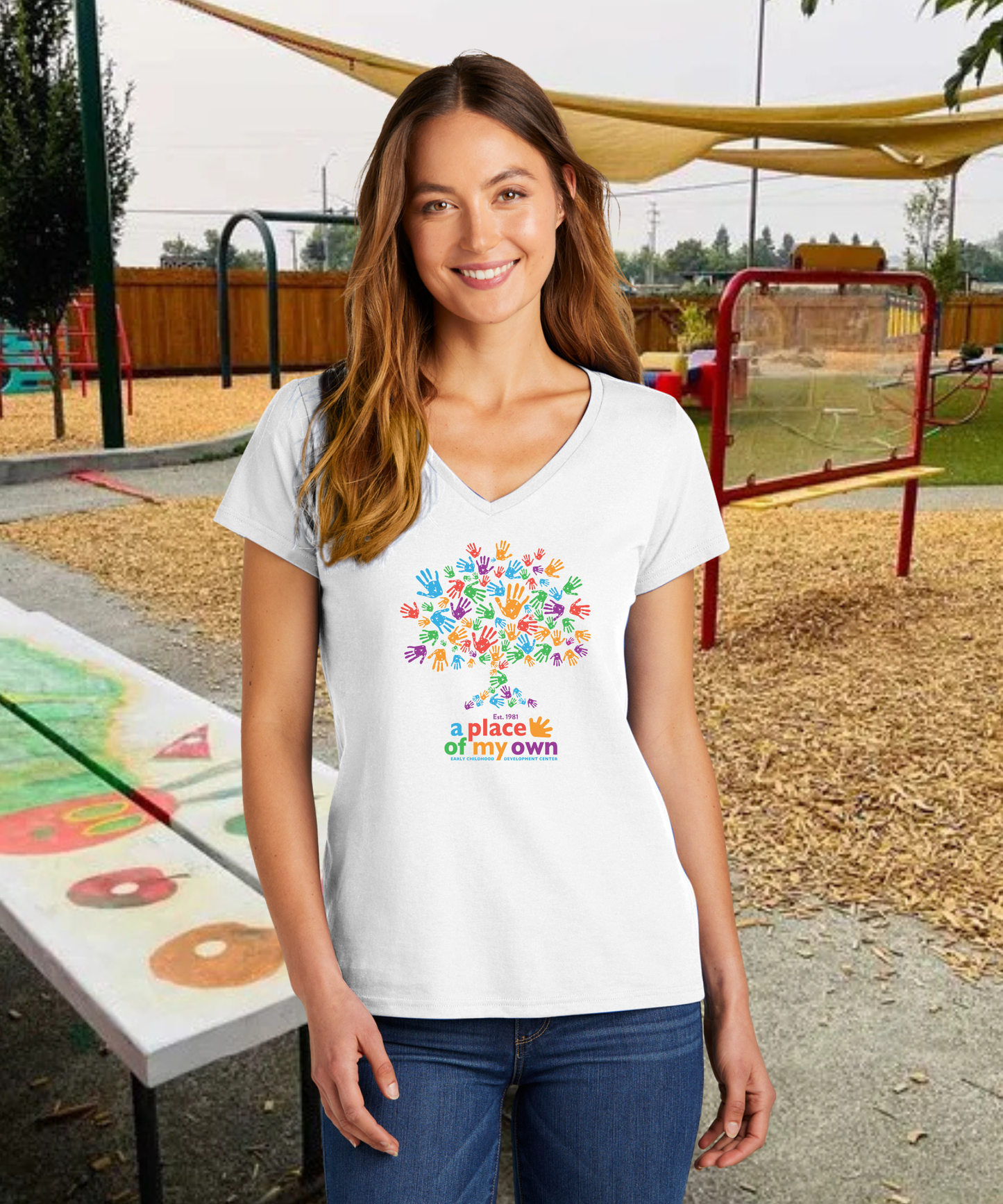 A Place of My Own Ladies Vneck Tee