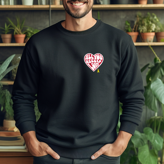 All You Need Is Love Crewneck Pullover