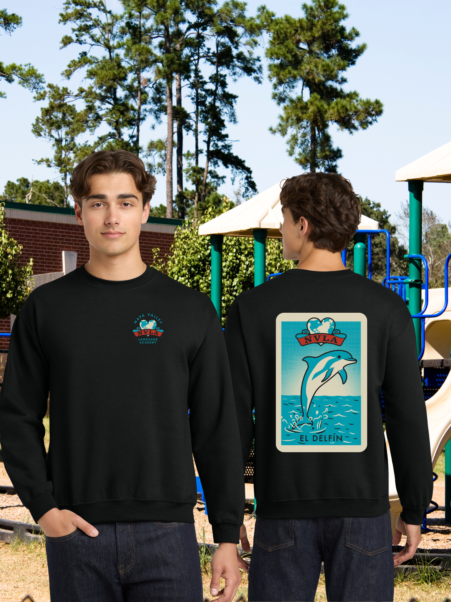 NVLA "El Delfin" Crewneck Pullover