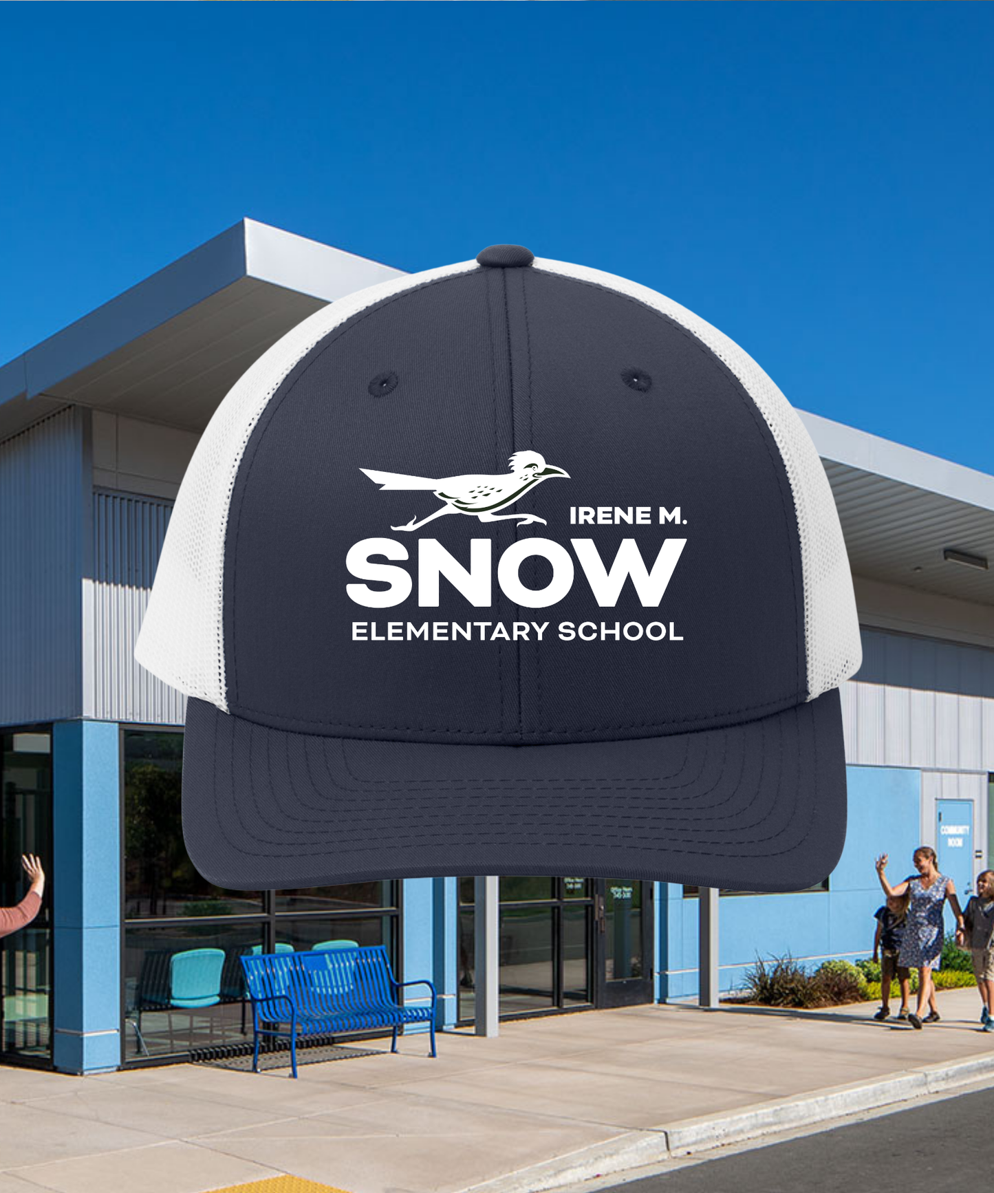Snow Single Color Trucker Hat