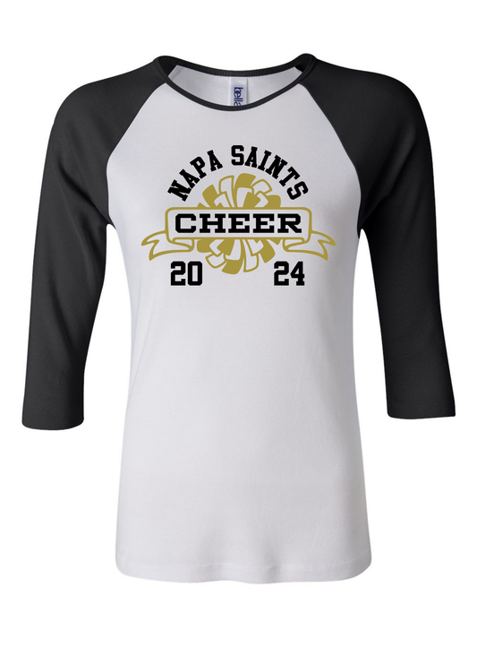 Napa Saints Cheer Adult Raglan