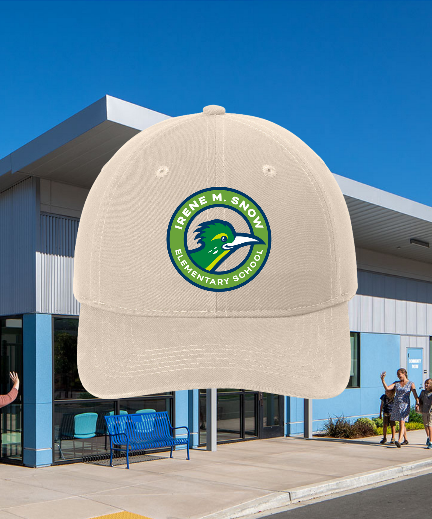Snow Road Runner Dad Hat
