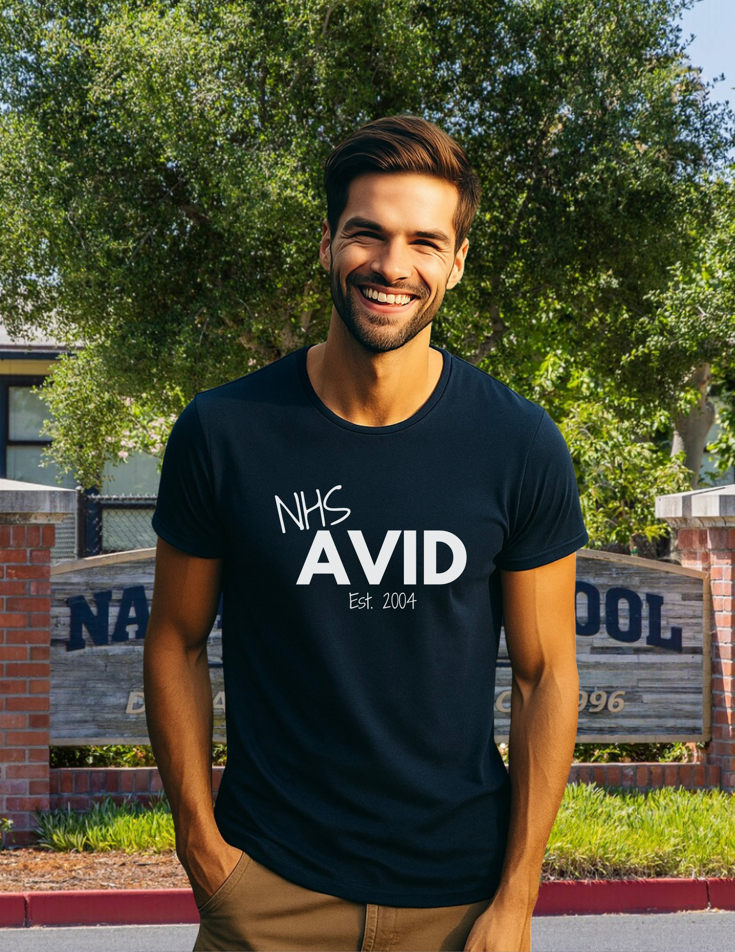 NHS Avid Freehand Unisex Tee