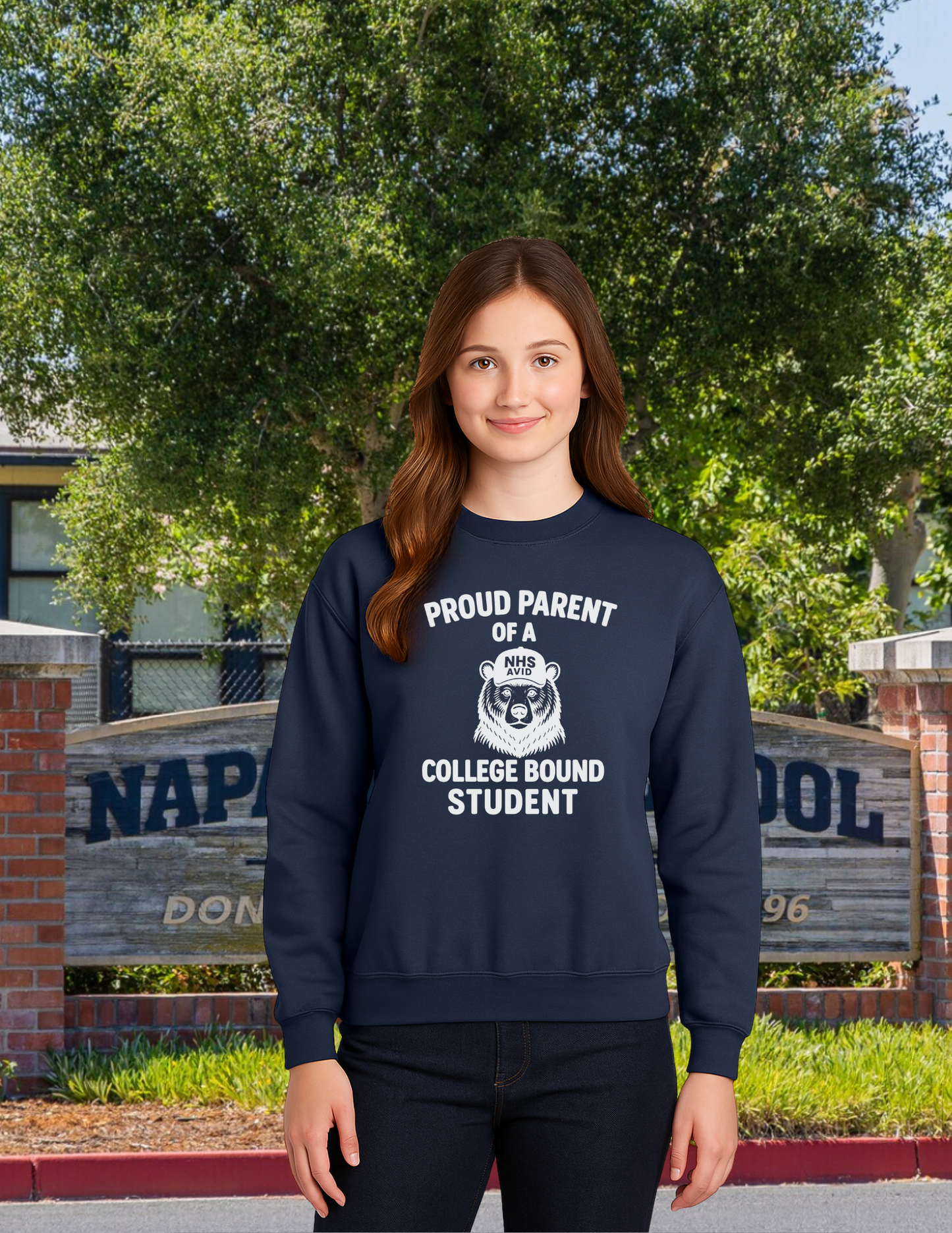NHS Avid Proud Parent Crewneck Pullover