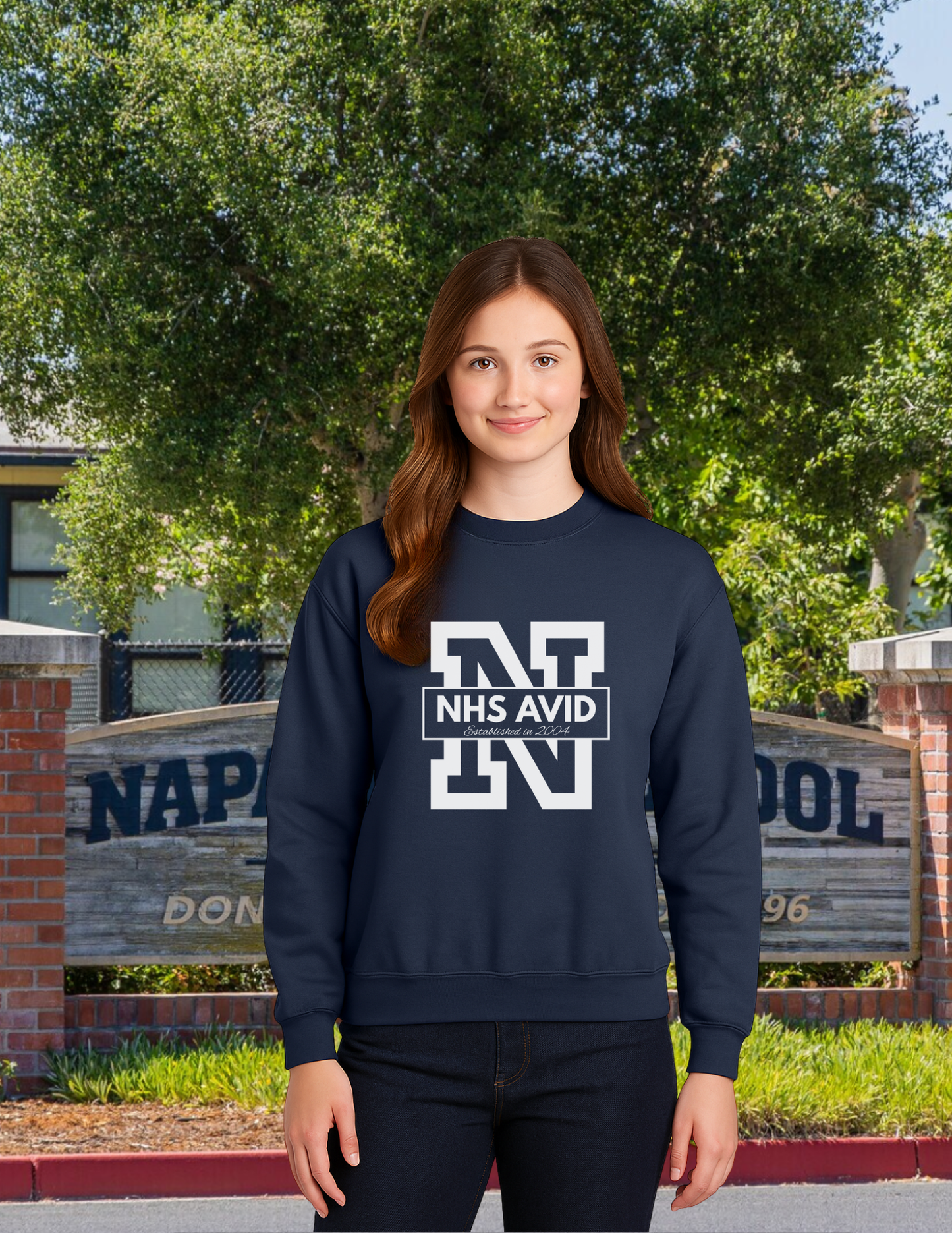 NHS Avid Plate Crewneck Pullover