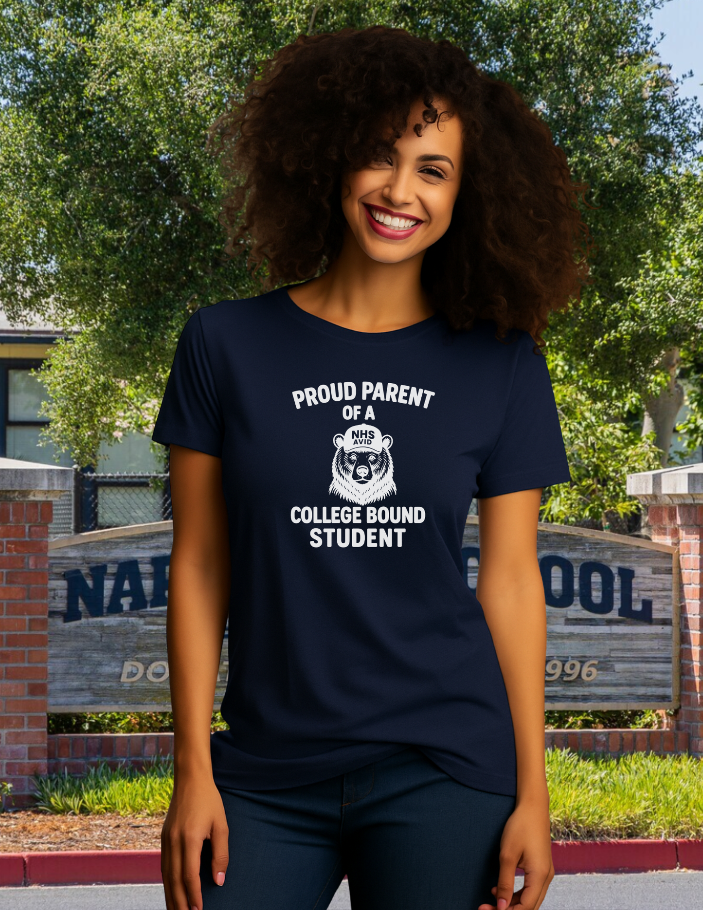 NHS Avid Proud Parent Ladies Tee