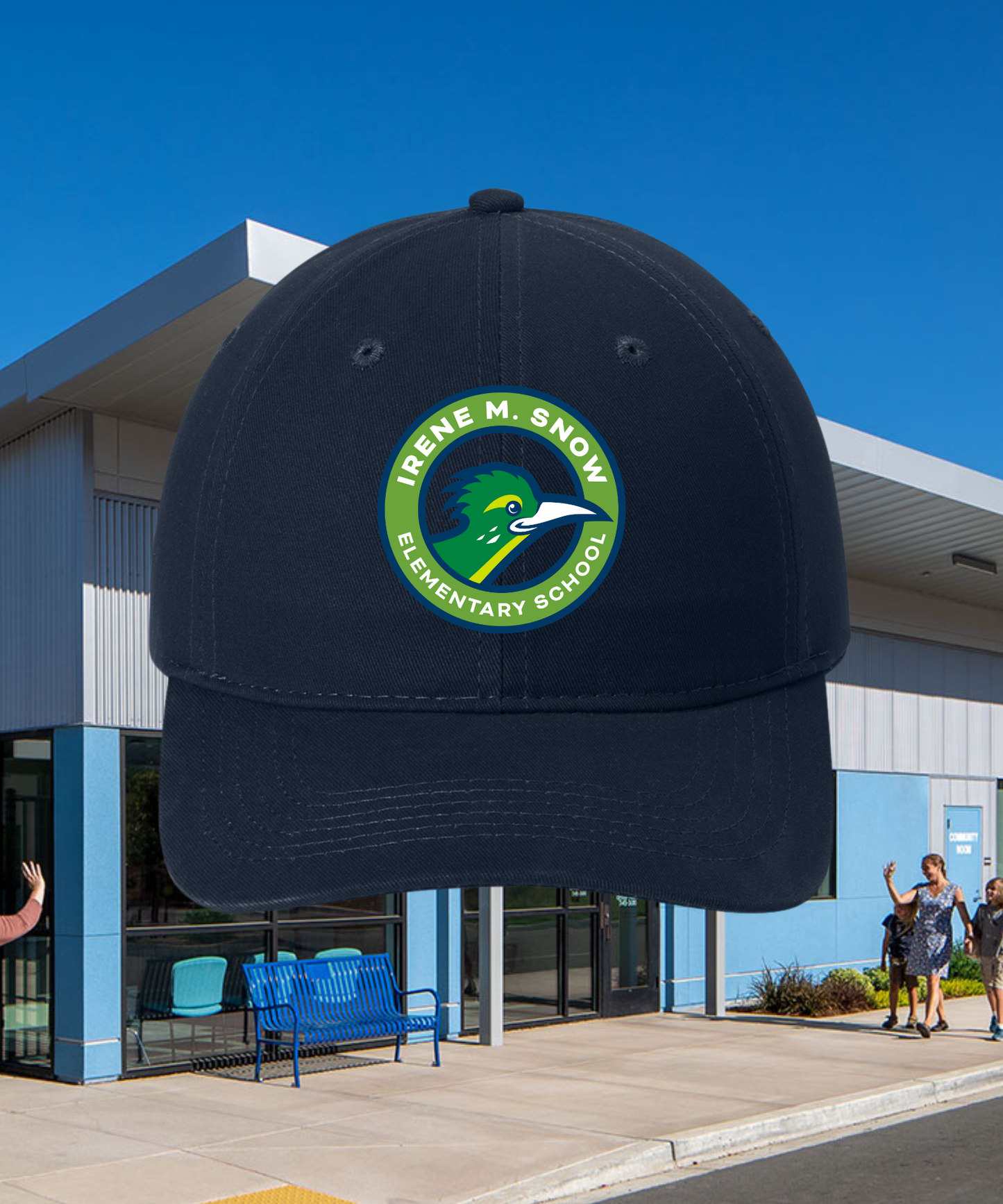 Snow Road Runner Dad Hat