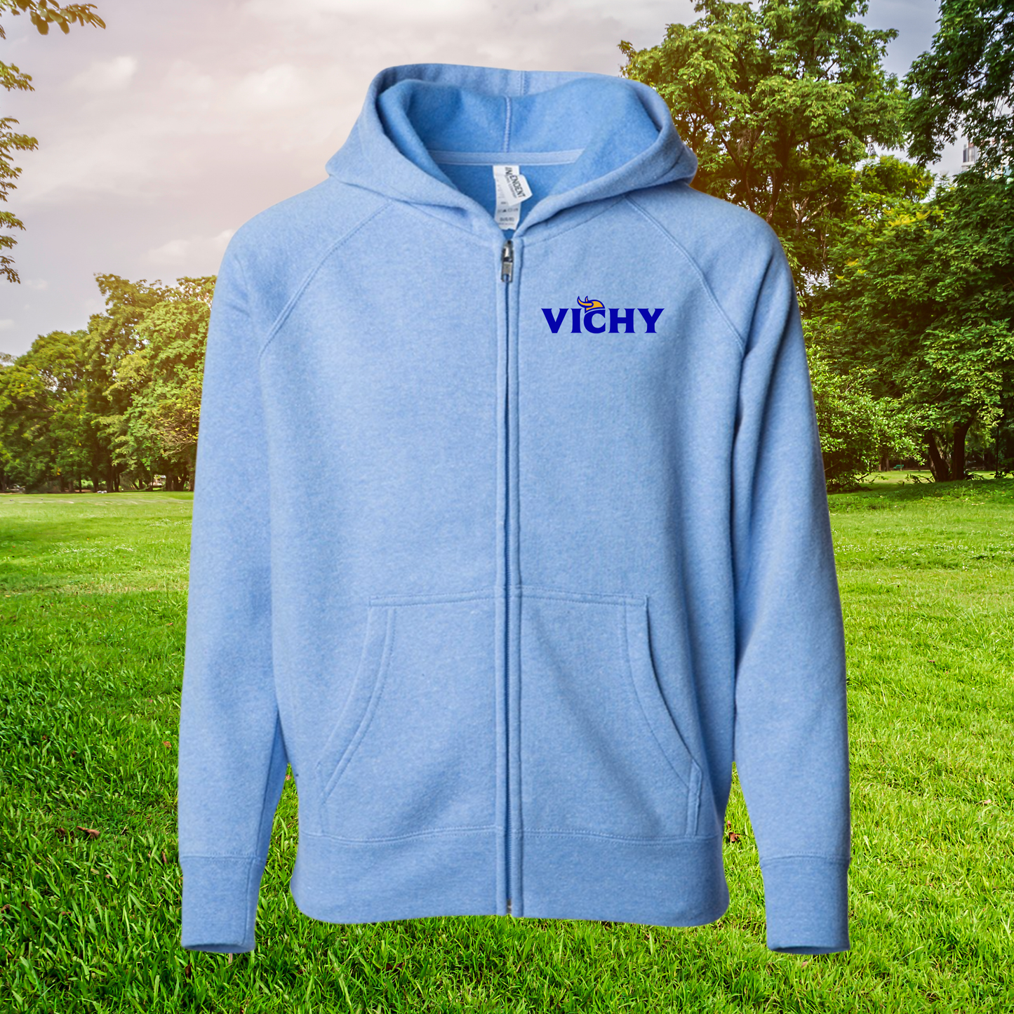 * NEW * Youth Vichy Full Zip Hoodie