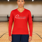 eVolve Ladies Vneck Athletic Style Long Sleeve
