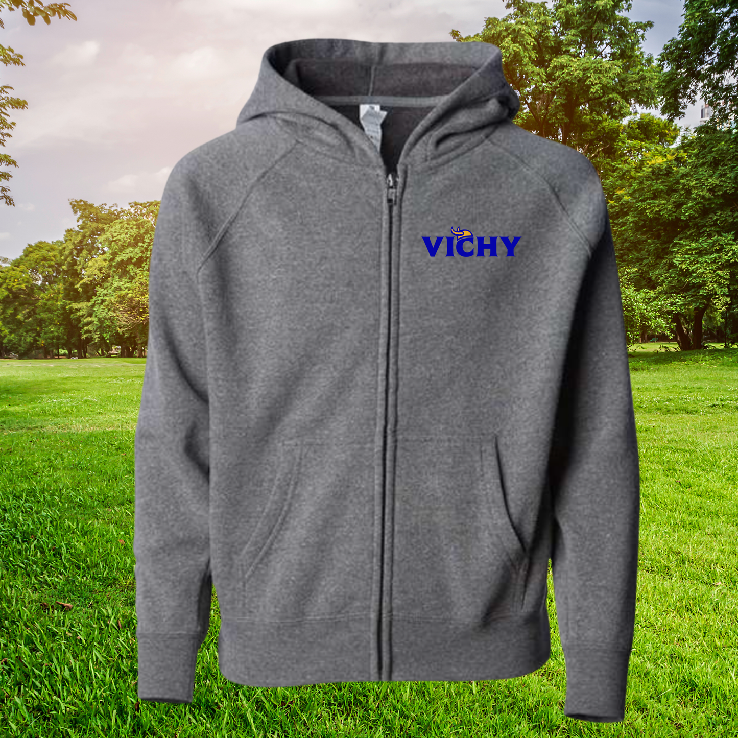 * NEW * Youth Vichy Full Zip Hoodie