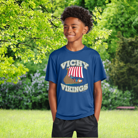 Vikings Throwback Youth Athletic Tee