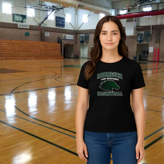 Rodriguez Unisex Mustang Basketball Cotton Tee
