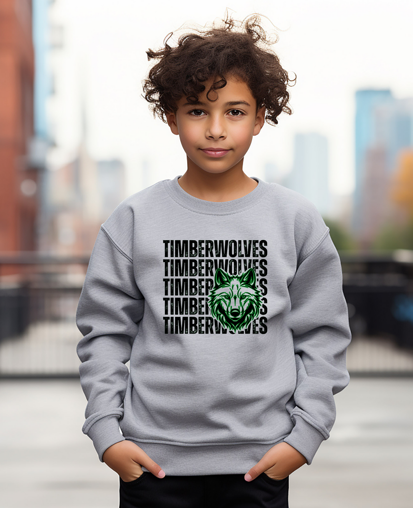 Youth Timberwolves Crewneck