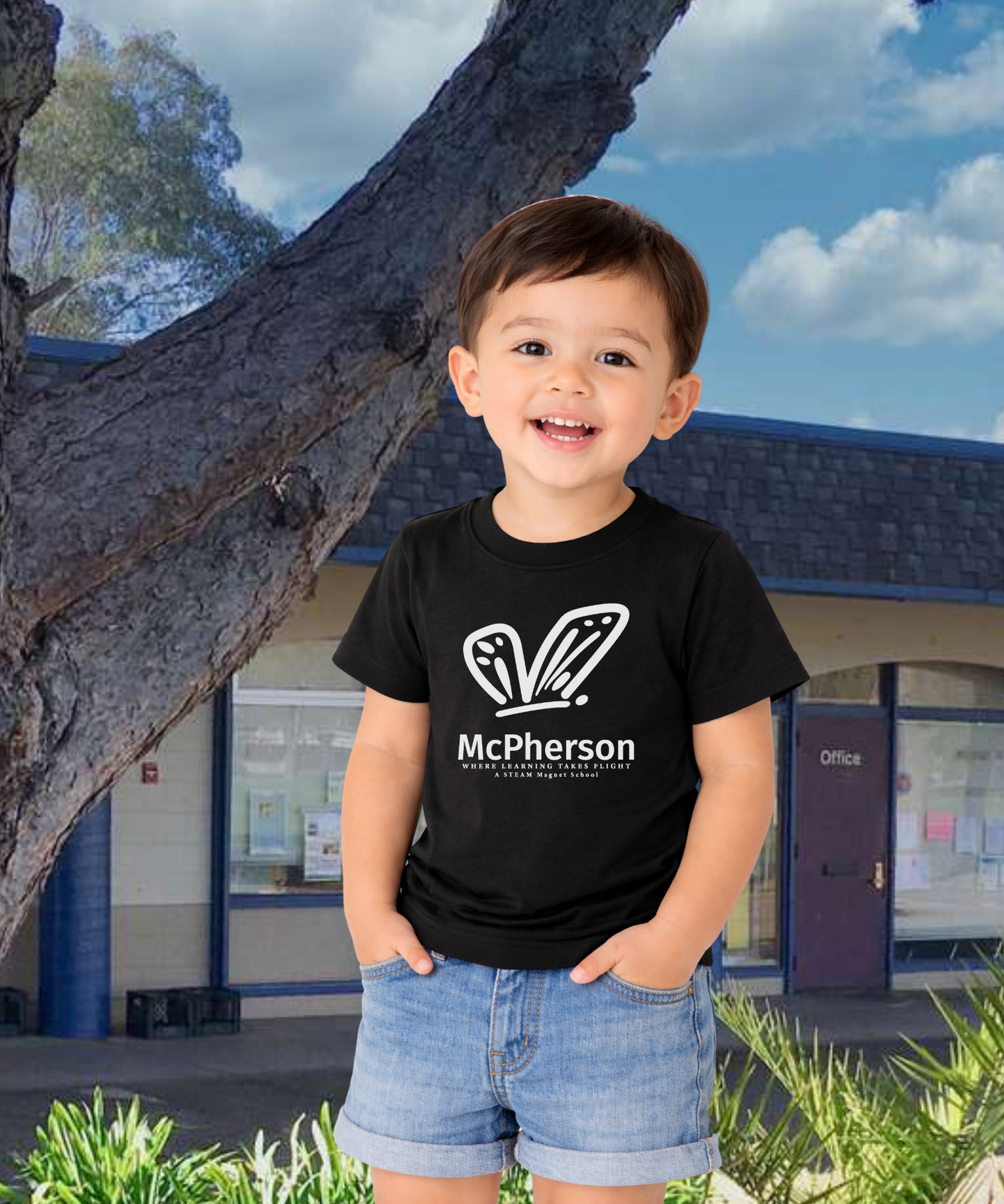 McPherson Simple Monarch Toddler Tee
