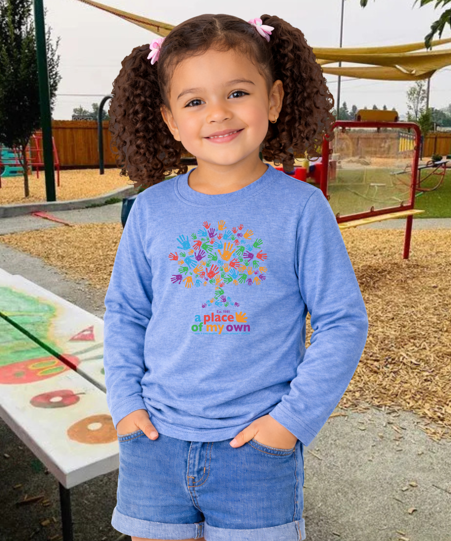 A Place of My Own Hands Toddler Long Sleeve Tee