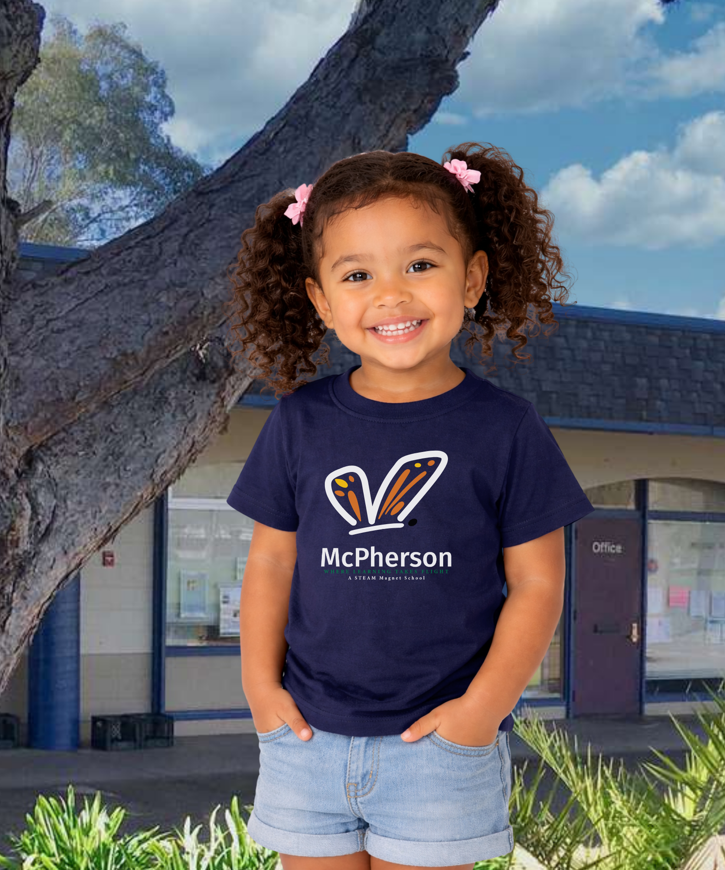 McPherson Color Monarch Toddler Tee