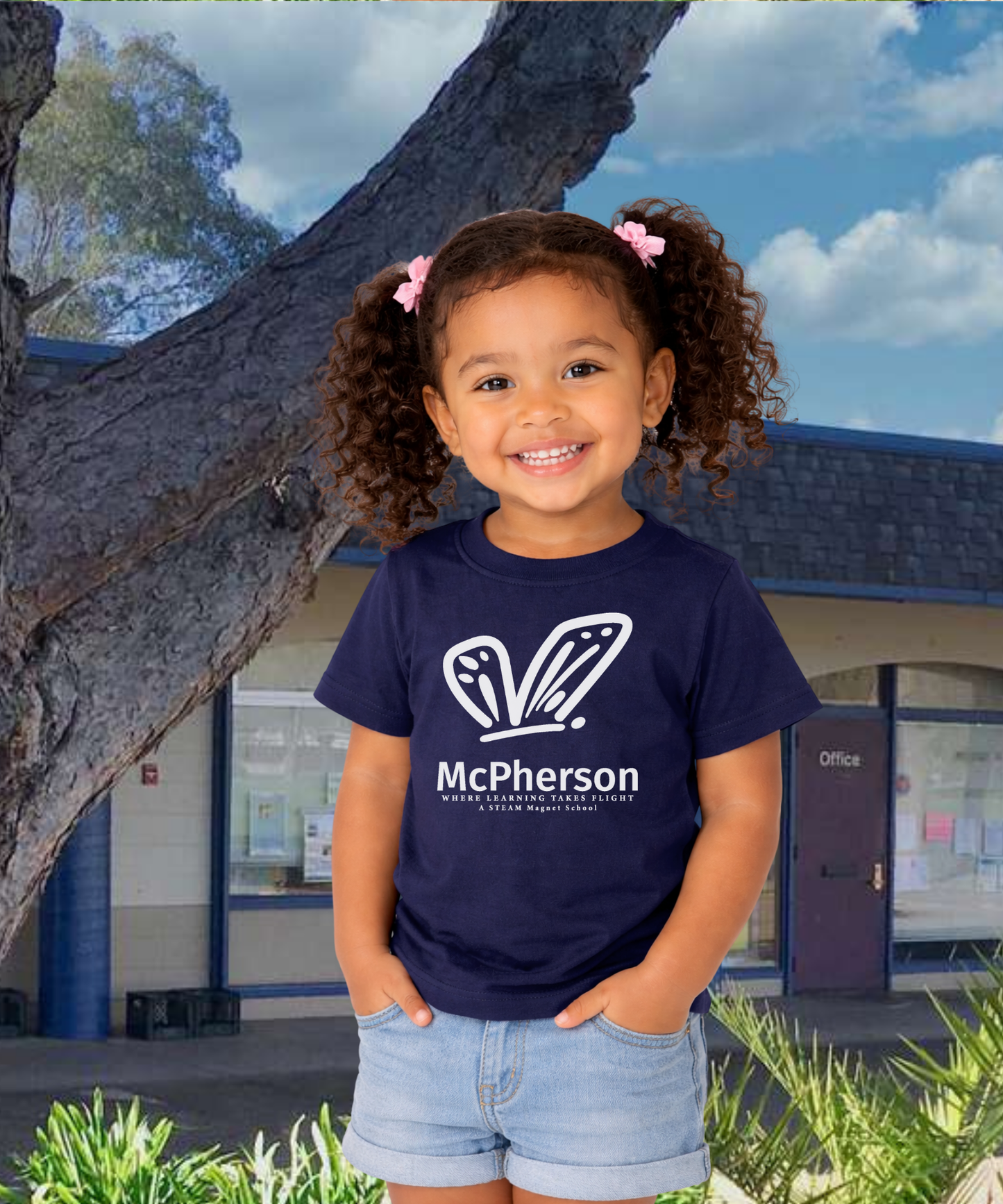 McPherson Simple Monarch Toddler Tee