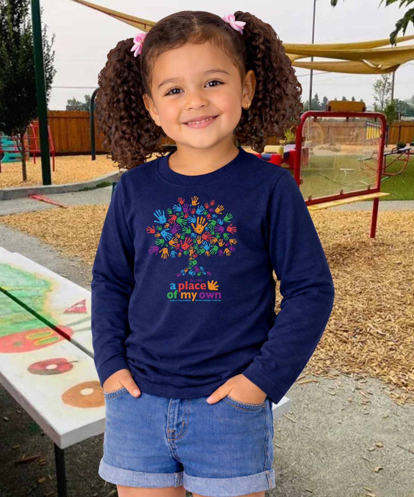 A Place of My Own Hands Toddler Long Sleeve Tee
