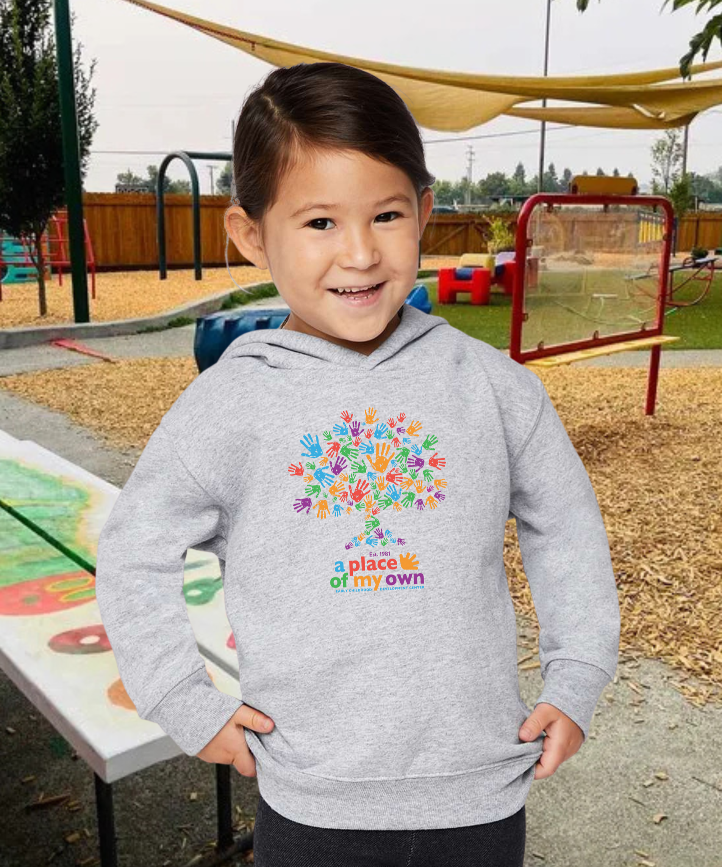 A Place of My Own Hands Toddler Hoodie