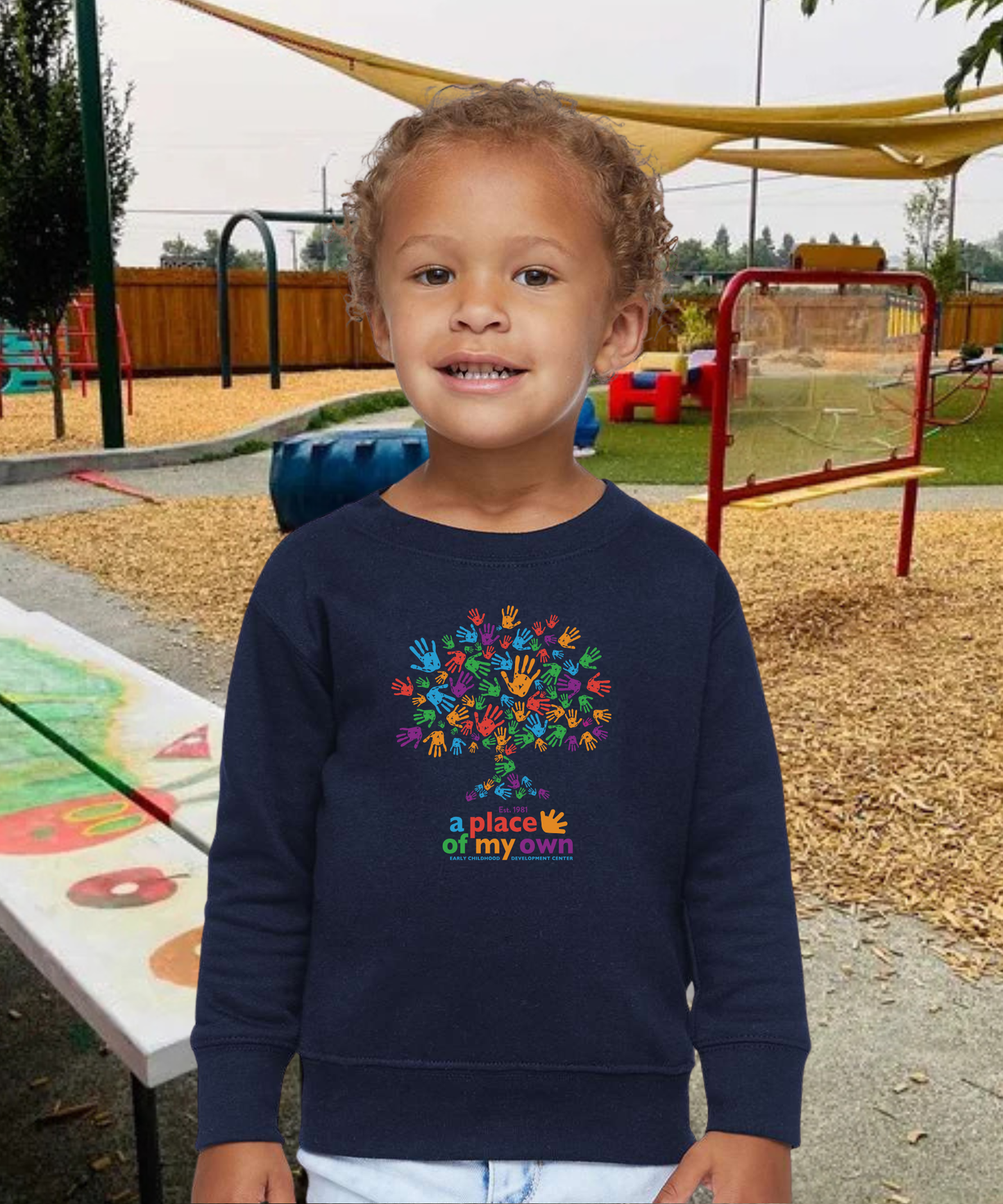 A Place of My Own Hands Toddler Crewneck