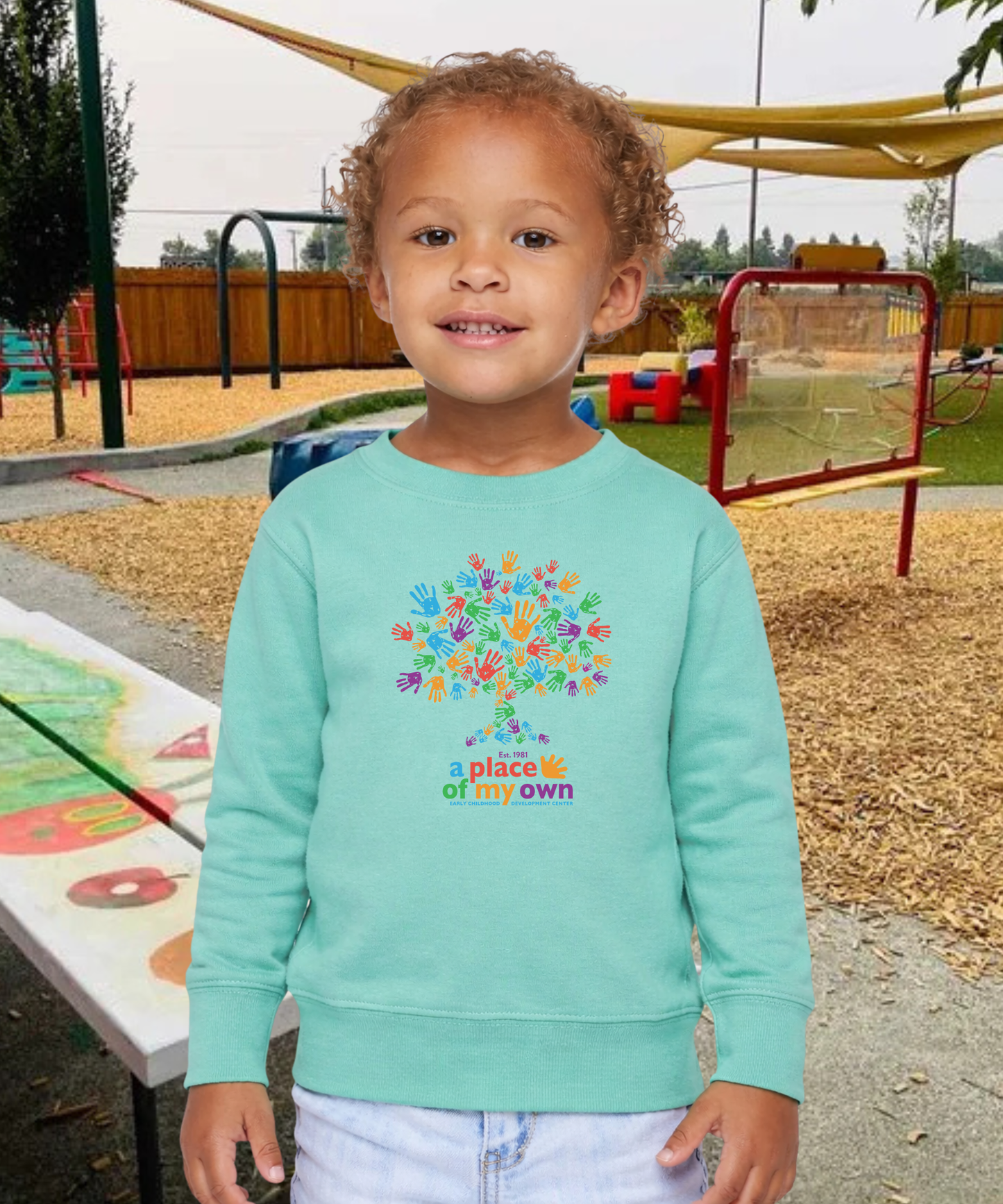 A Place of My Own Hands Toddler Crewneck