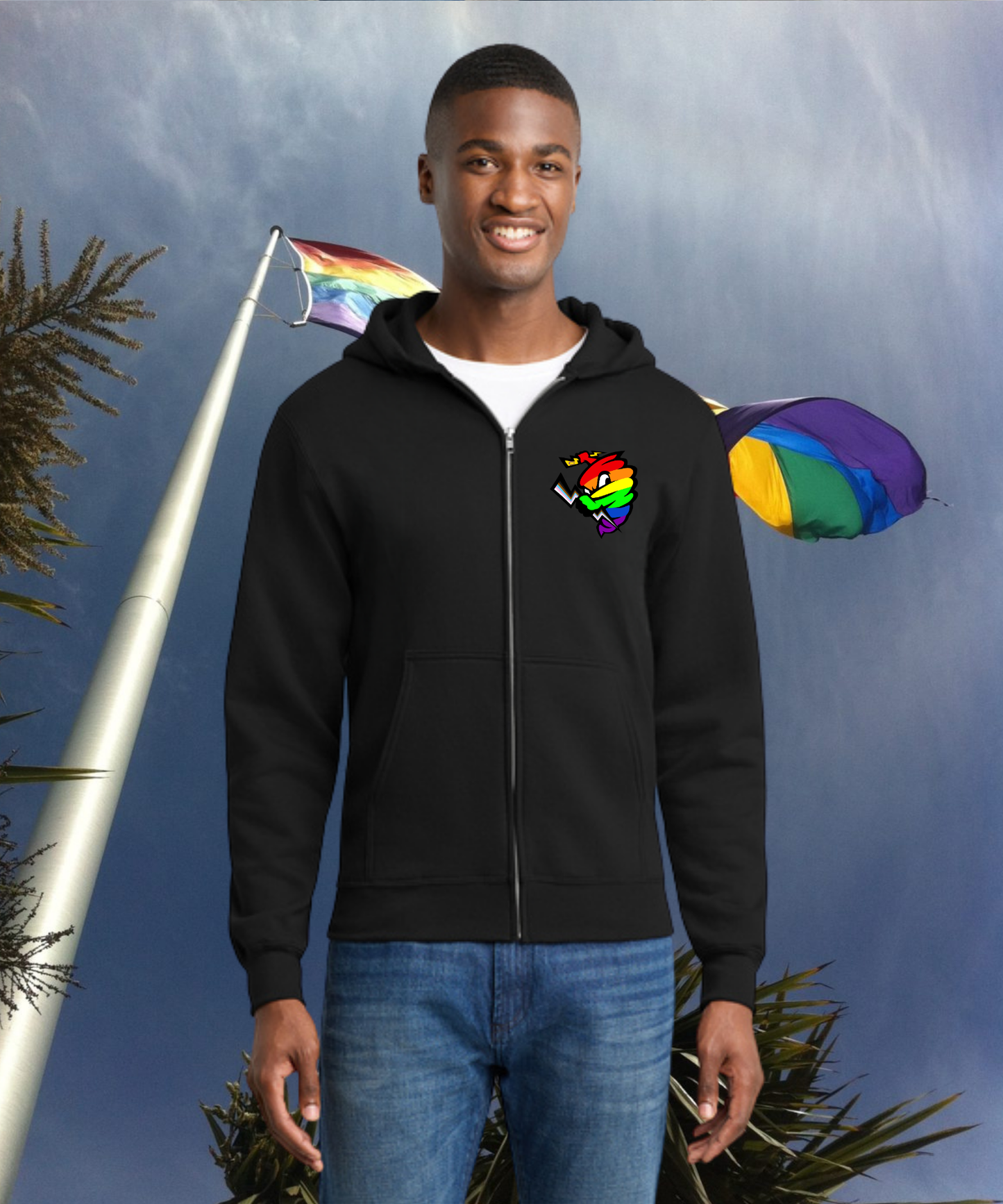 PLC Stormy Zip Up Hoodie