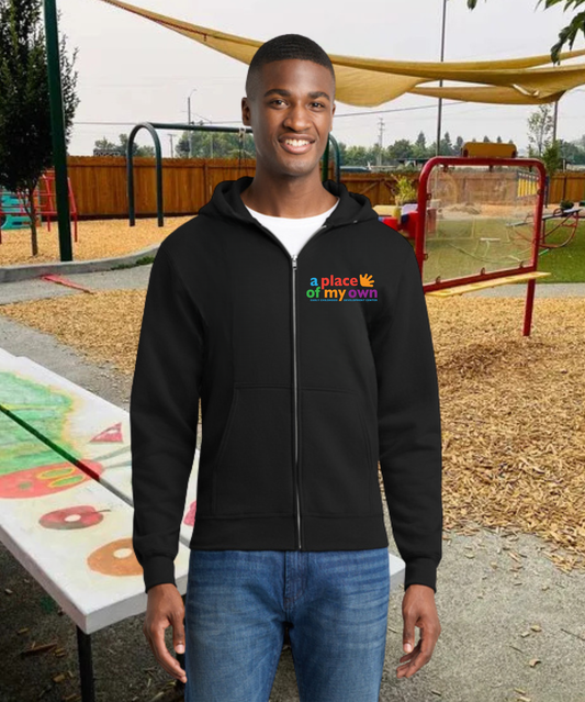 A Place of My Own Unisex Zip Up Hoodie