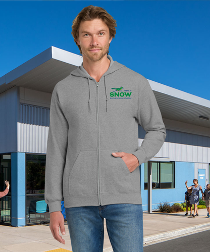 Snow Full Color Zip Up Hoodie