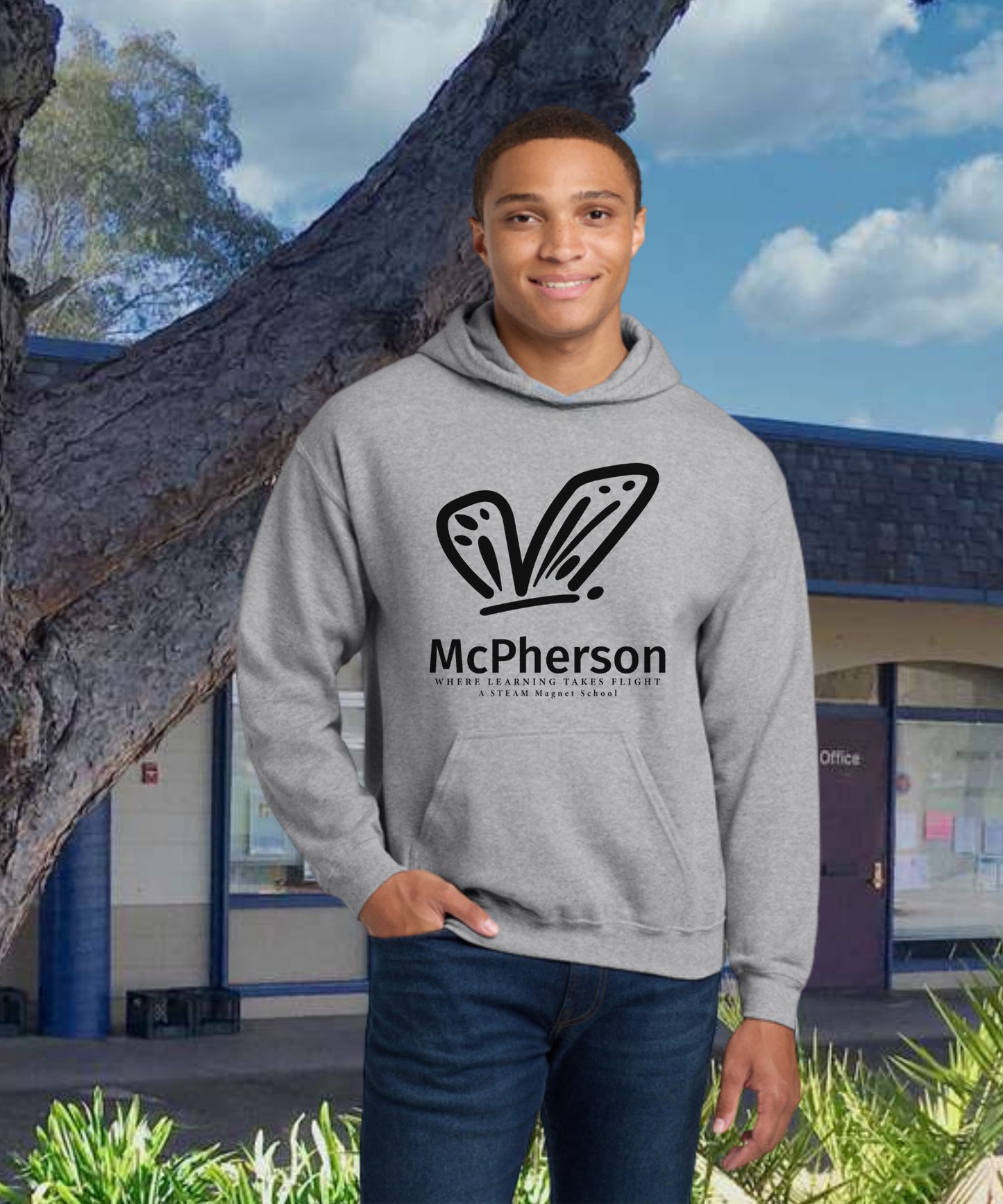 McPherson Simple Monarch Unisex Hoodie