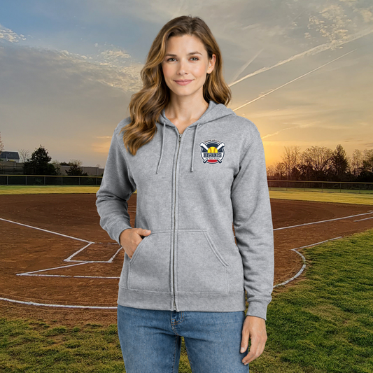 Kiwanis Unisex Zip Up Hoodie