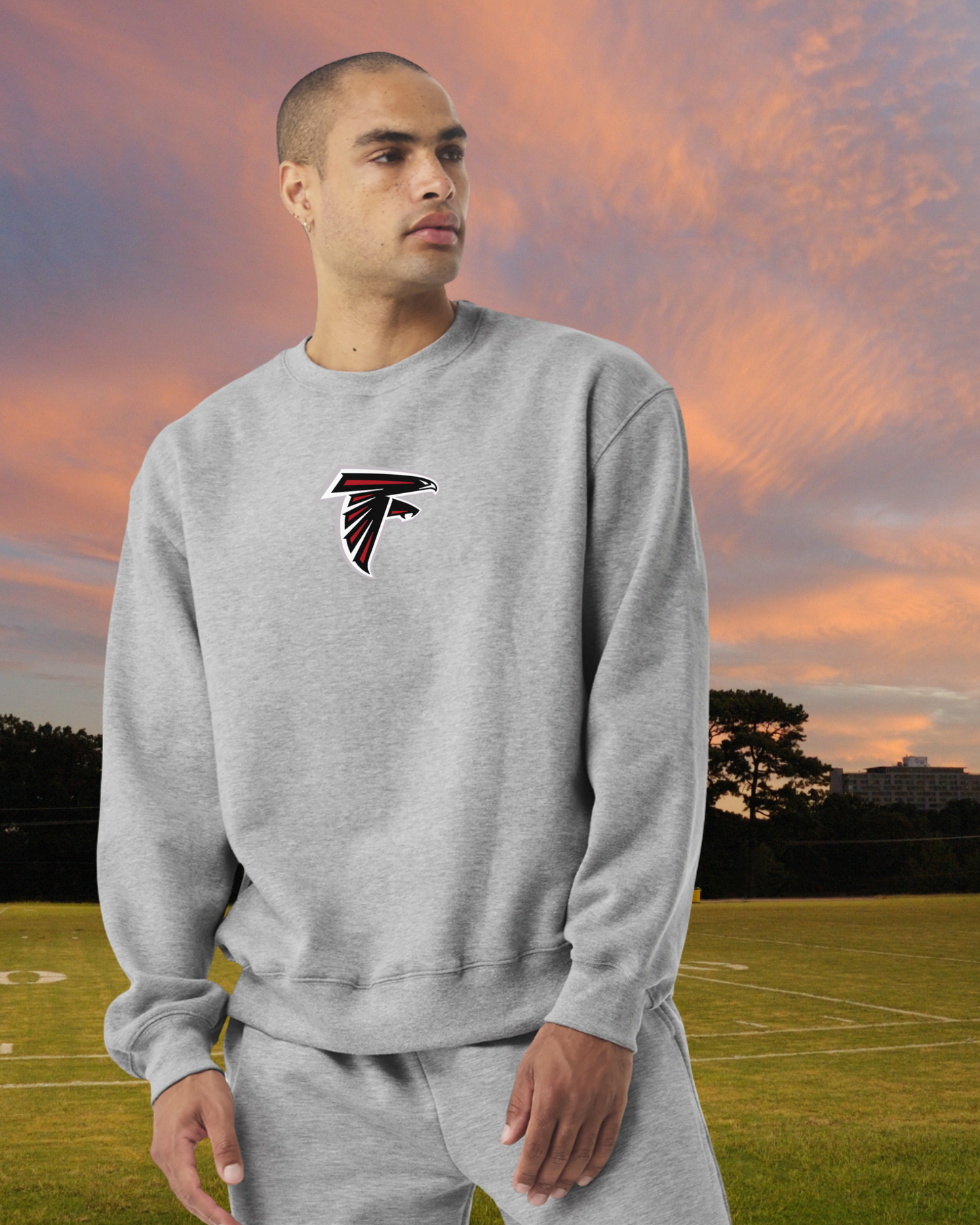 Fairfield Falcons "F" Crewneck Pullover