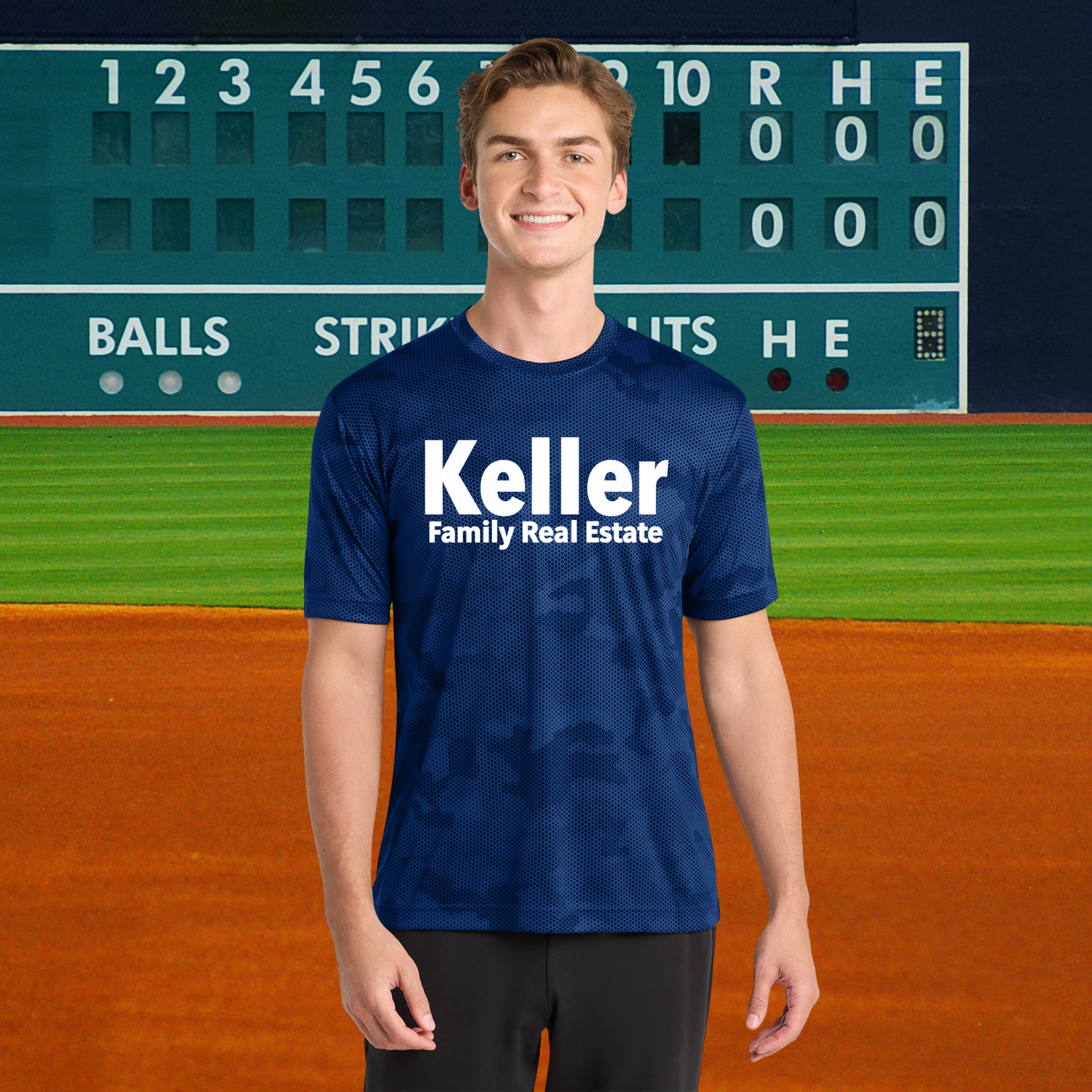 Team Keller Camo Hex Tee