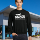 Snow Single Color Adult Crewneck Pullover