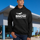 Snow Single Color Adult Unisex Hoodie
