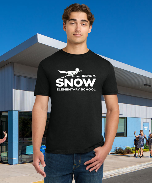 Snow Single Color Adult Unisex Tee