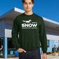 Snow Single Color Adult Crewneck Pullover