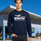 Snow Single Color Adult Crewneck Pullover