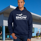 Snow Single Color Adult Unisex Hoodie