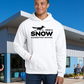 Snow Single Color Adult Unisex Hoodie