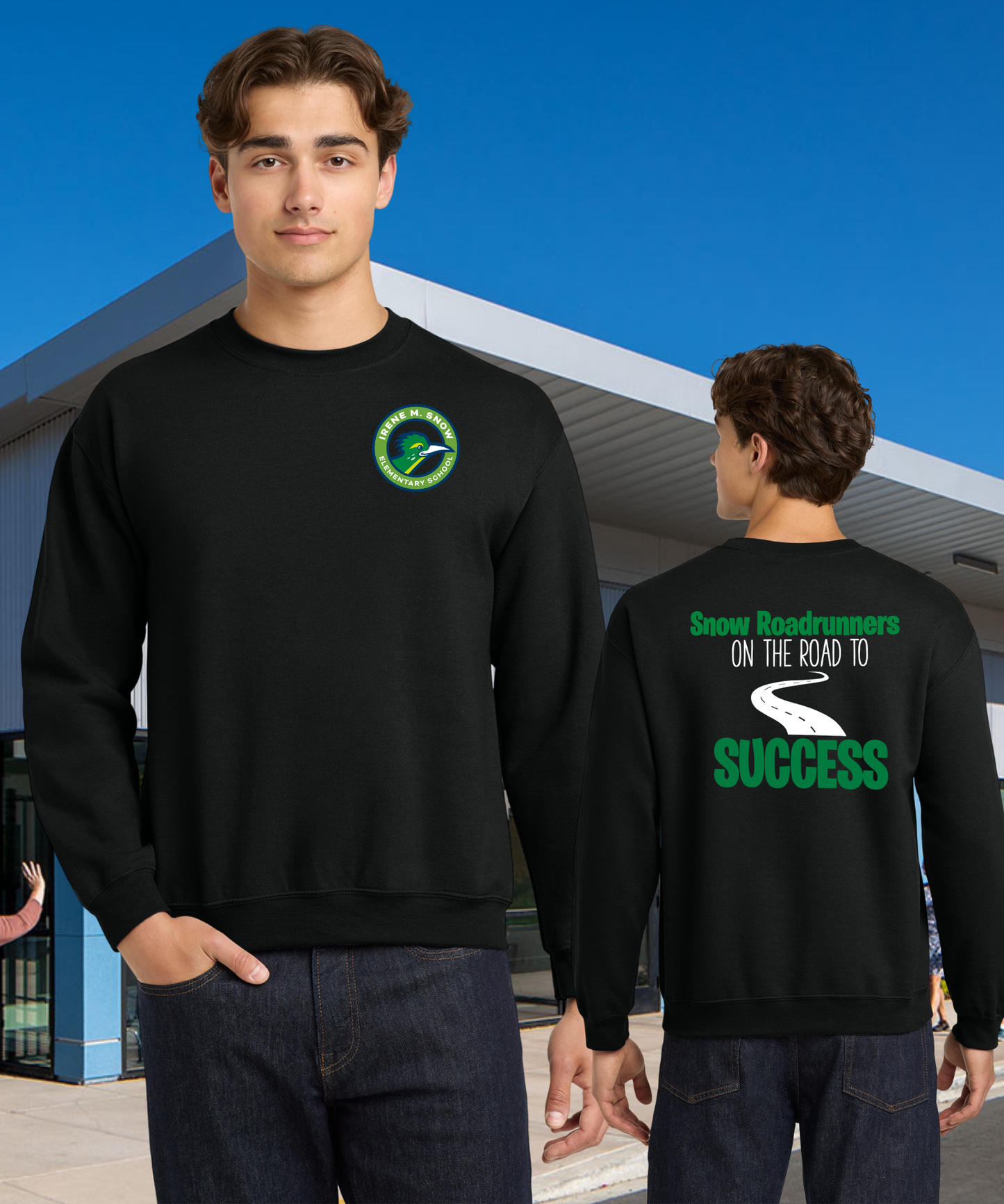 Snow Success Adult Crewneck Pullover