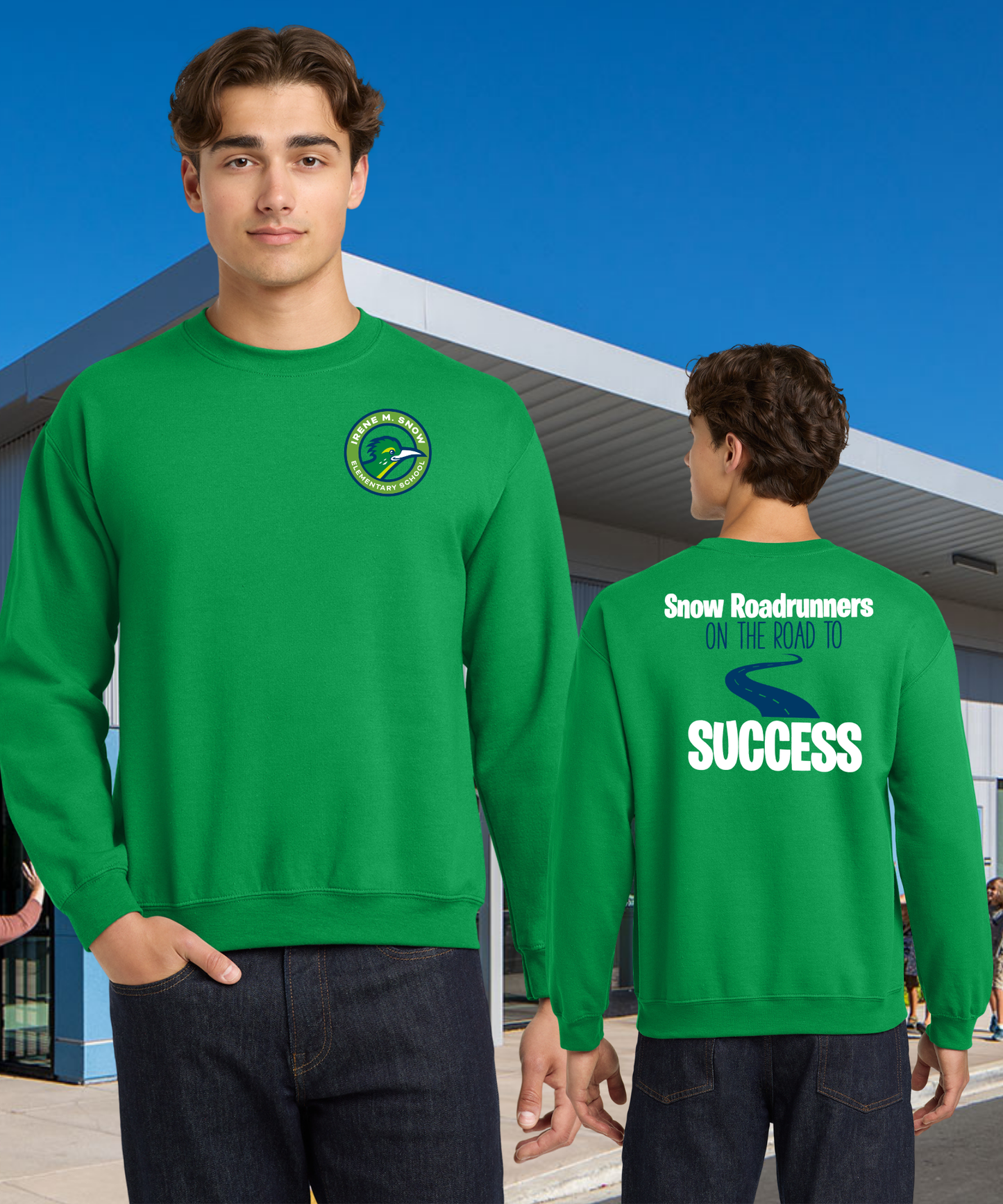 Snow Success Adult Crewneck Pullover