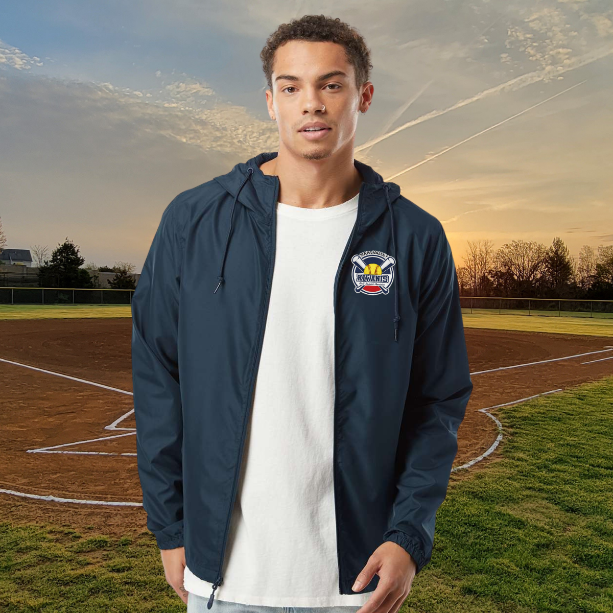 Unisex Kiwanis Windbreaker Jacket