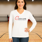 eVolve Ladies Vneck Athletic Style Long Sleeve