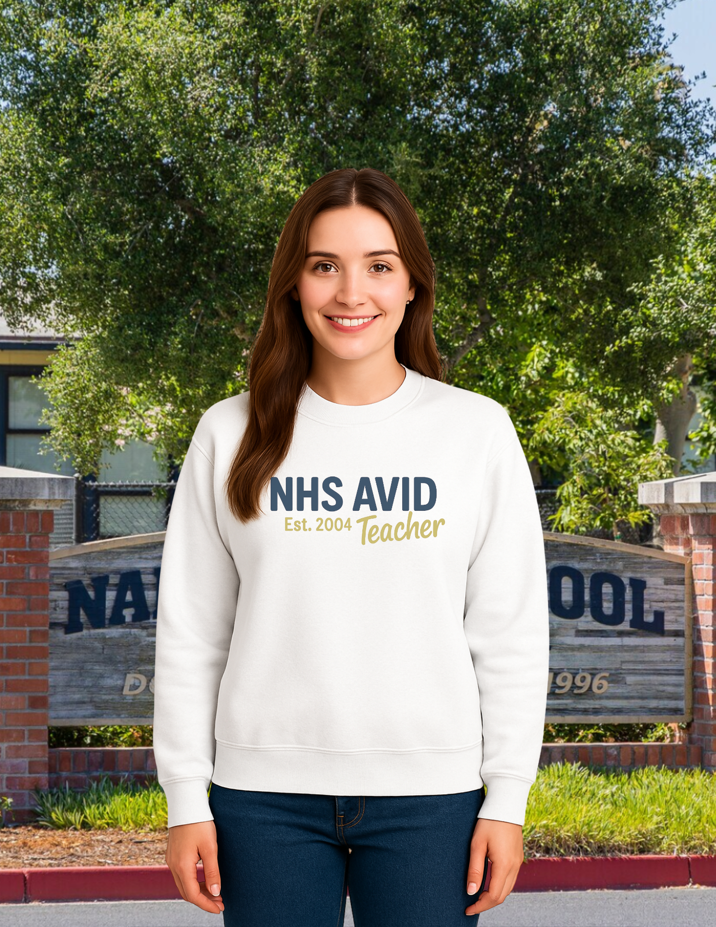 NHS Avid Teacher Crewneck Pullover