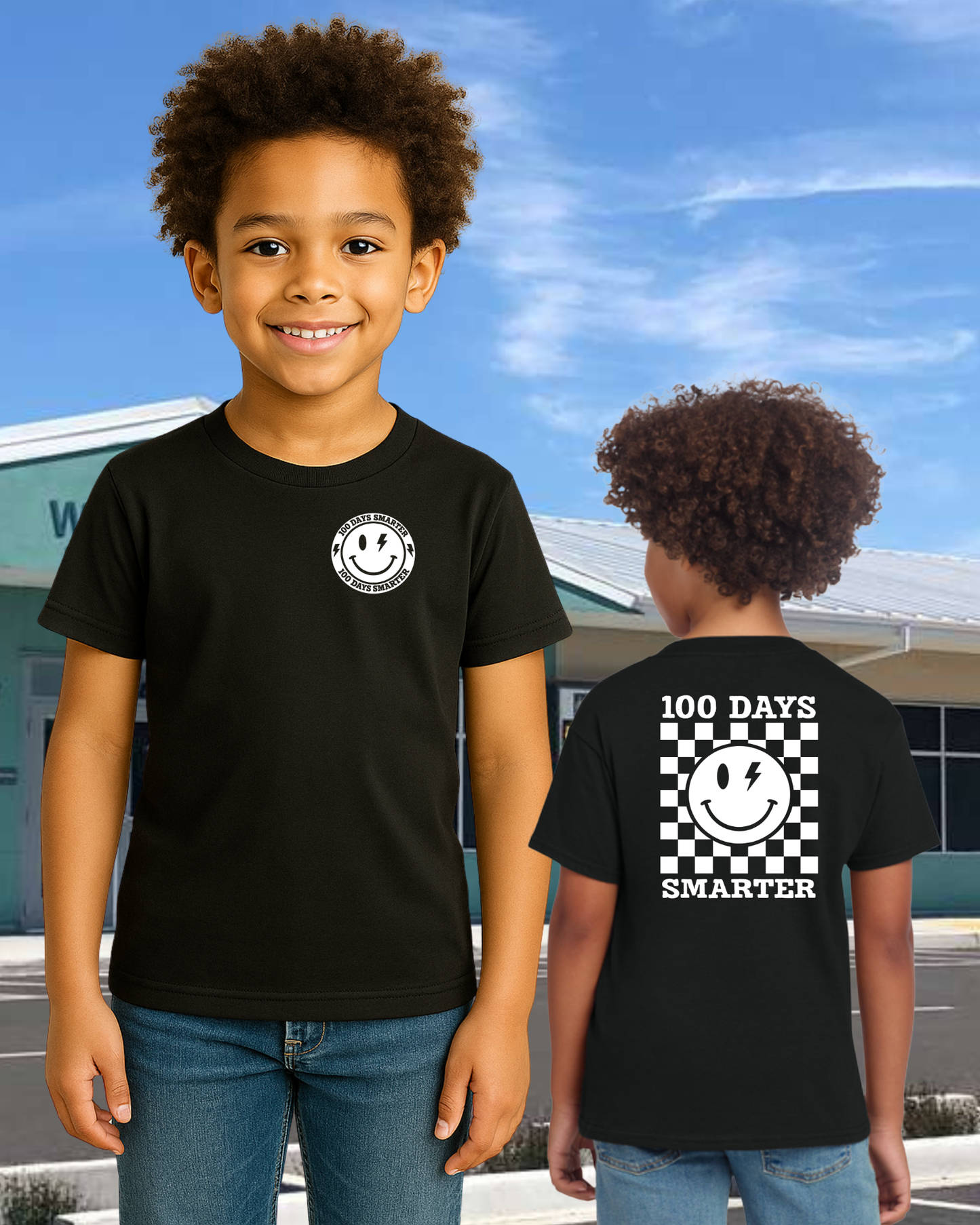 100 Days of School Youth Tees