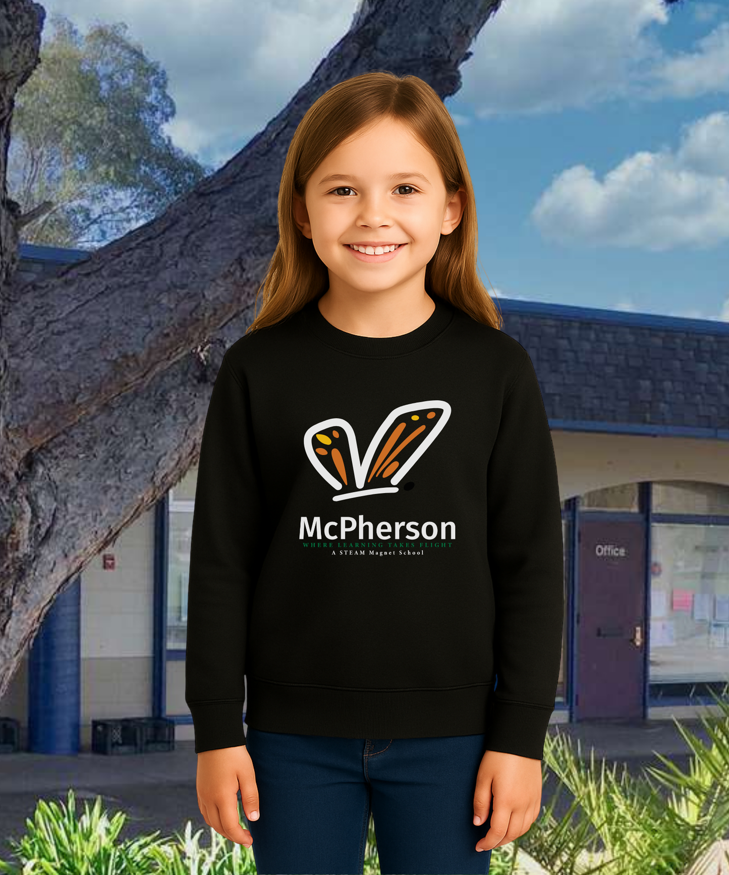 McPherson Color Monarch Youth Crewneck Pullover