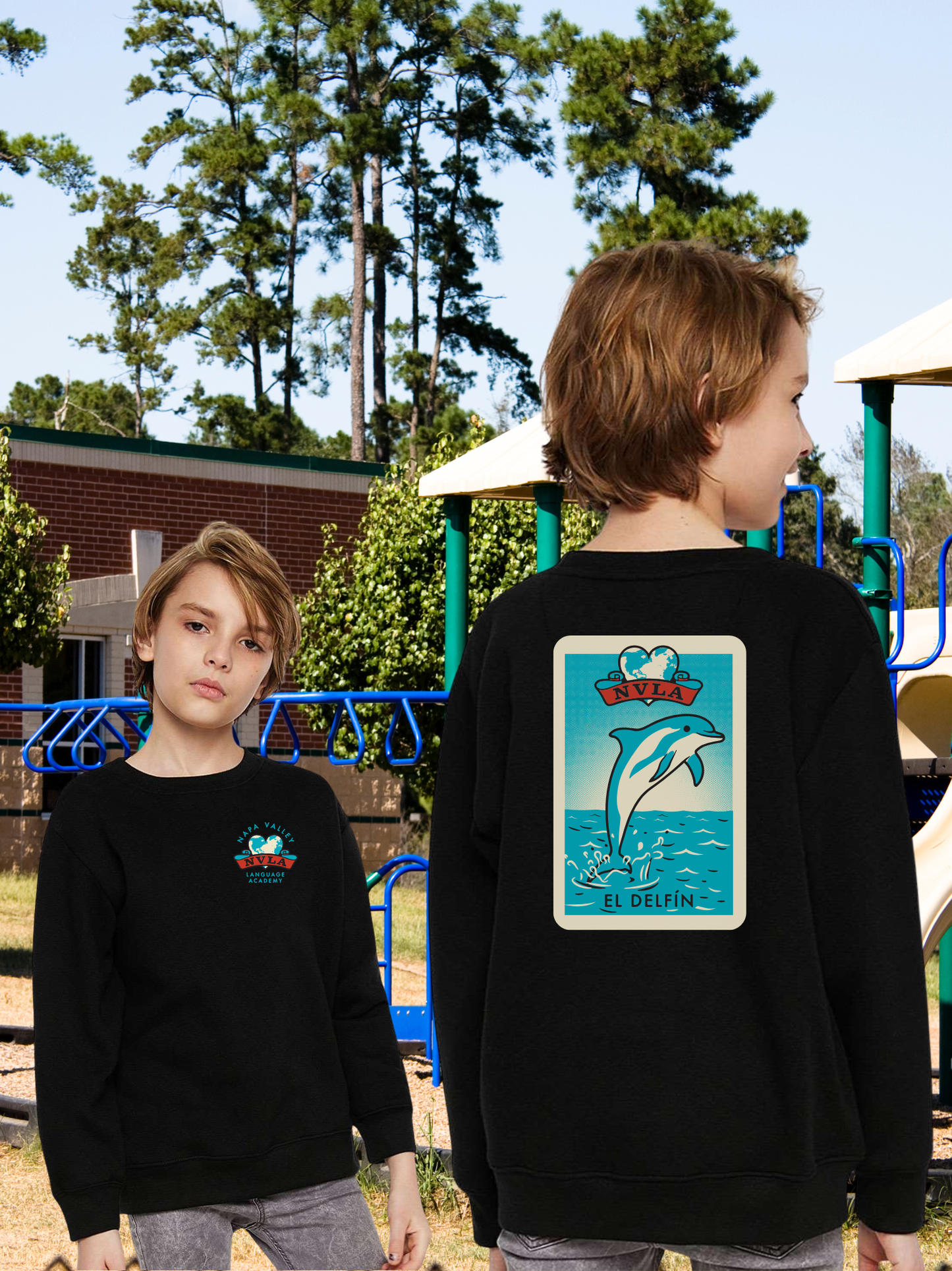 NVLA "El Delfin" Youth Crewneck